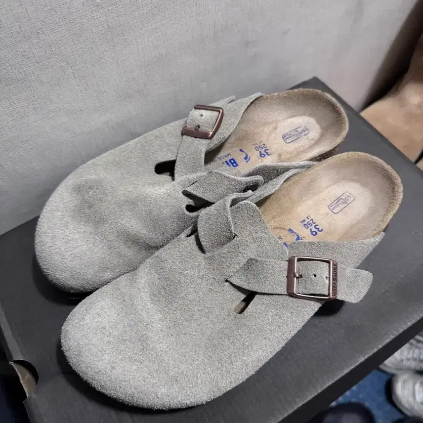 [BUNJANG] Birkenstock Boston Suede Sandals Size 39 (US Women's 8.5) / 버켄스탁 보스턴