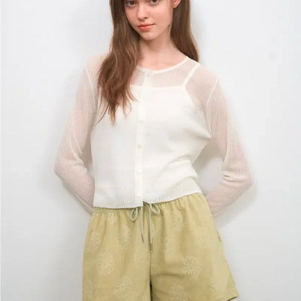 [BUNJANG] Wednesday Oasis Women's Summer Cardigan / 웬즈데이오아시스 여성 여름 가디건