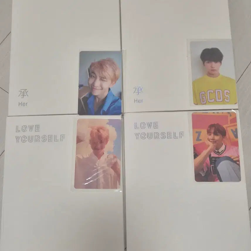 [BUNJANG] BTS Love Yourself: Her Album Jungkook RM J-Hope Photocard / 방탄 럽유셀 Her 앨범 (정국 알엠 제이홈 포카)