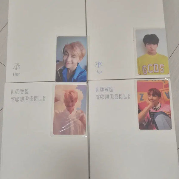 [BUNJANG] BTS Love Yourself: Her Album Jungkook RM J-Hope Photocard / 방탄 럽유셀 Her 앨범 (정국 알엠 제이홈 포카)
