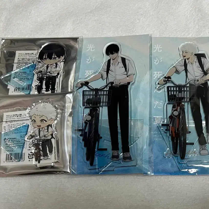 [BUNJANG] Hikaru (YOSHIKI) Bicycle Acrylic Stand Bundle Set / 히카루가죽은여름 히카루 요시키 자전거 아크릴 스탠드 일괄