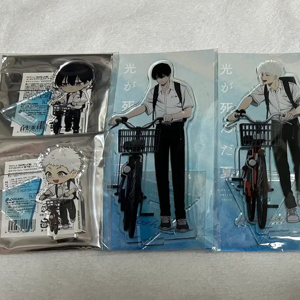 [BUNJANG] Hikaru (YOSHIKI) Bicycle Acrylic Stand Bundle Set / 히카루가죽은여름 히카루 요시키 자전거 아크릴 스탠드 일괄