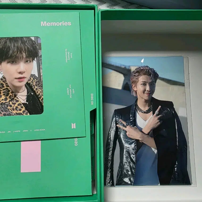 [BUNJANG] BTS Memories of 2020 Blu-ray Suga Photocard / 방탄소년단 Memories of 2020 블루레이 포카 슈가