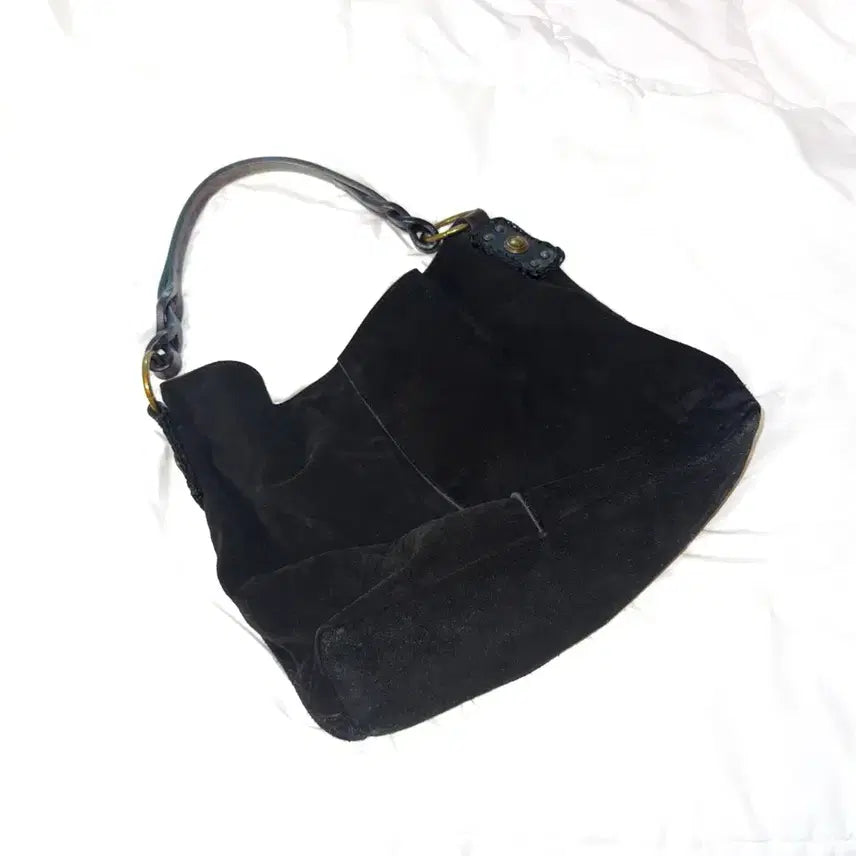 [BUNJANG] Vintage French Vaugirard Suede Big Bag / Vintage. 프랑스 방브 스웨이드 빅백