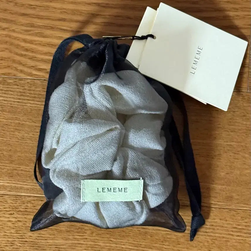 [BUNJANG] Le Me Me Tweed Hair Scrunchie / (택o. 새상품) 르메메 트위드 헤어 스크런치