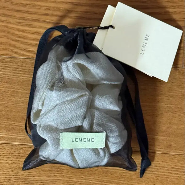[BUNJANG] Le Me Me Tweed Hair Scrunchie / (택o. 새상품) 르메메 트위드 헤어 스크런치
