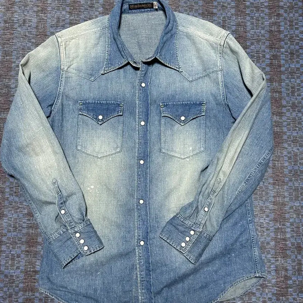[BUNJANG] Full Count Western Shirt / 풀카운트 웨스턴 셔츠
