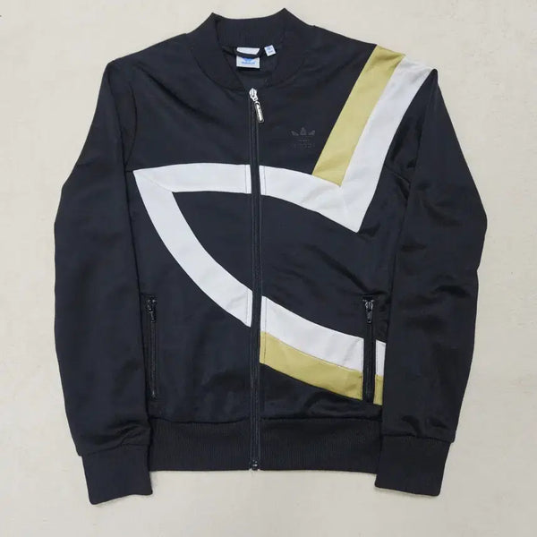 [BUNJANG] Adidas Black Gold White Track Top Jersey / 아디다스 블랙 골드 화이트 트랙탑 져지 급처
