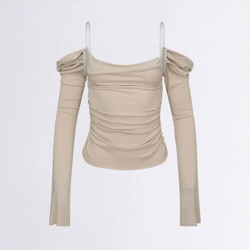 [BUNJANG] Sculptor Drape Off-Shoulder Top / 스컬프터 Sculptor 드레이프 오프숄더 탑