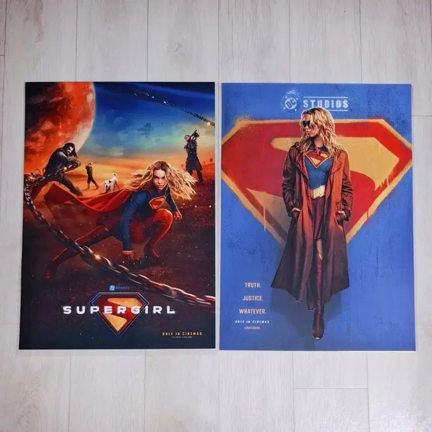 [BUNJANG] Supergirl 2-Poster Bundle Set / (2종일괄) 슈퍼걸 포스터 2종 일괄판매