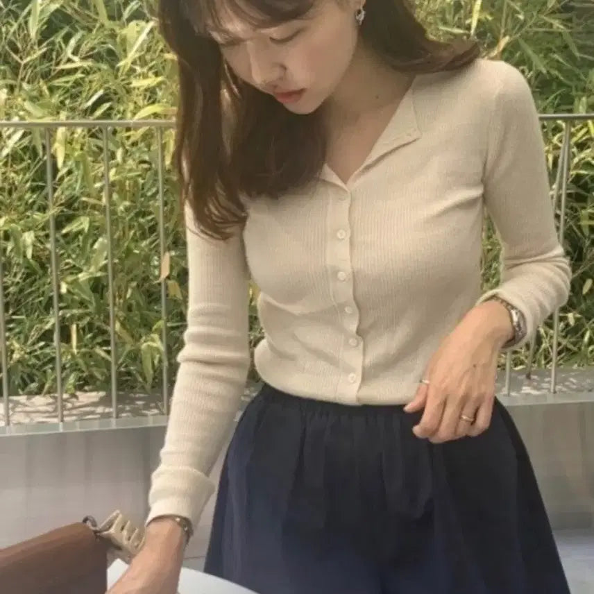 [BUNJANG] Code You Linen Banding Pants Navy / 새상품 코드유 린넨 밴딩 팬츠 네이비