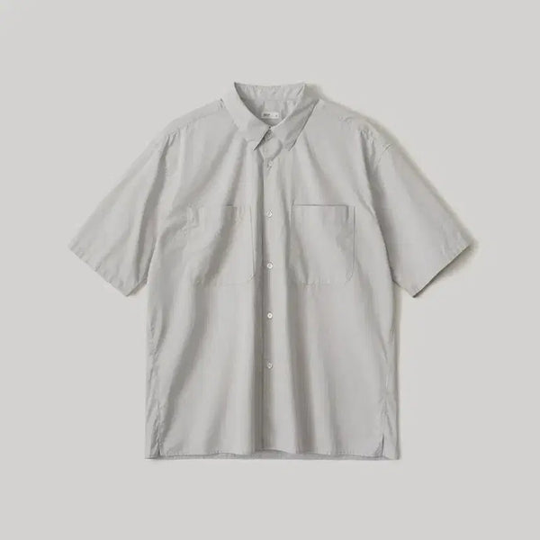 [BUNJANG] Another Office Lighter Shirt Short Sleeve Dove Gray / 어나더오피스 라이터 셔츠 반팔