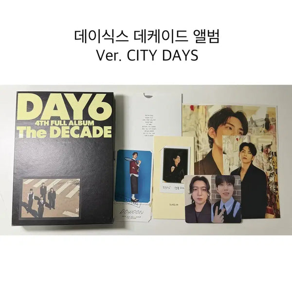 [BUNJANG] Day6 Decade City Days Version Album Photocard / 데이식스 데케이드 앨범 포카 양도 판매 city days