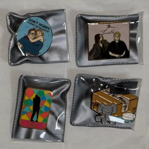 [BUNJANG] Artist Badge Bundle Set (Don't Worry, The Truth About Fabienne, Jo, Sorry, Ricky) / CGV 아티스트 뱃지 돈 워리 파비안느에 관한 진실 조 미안해요 리키