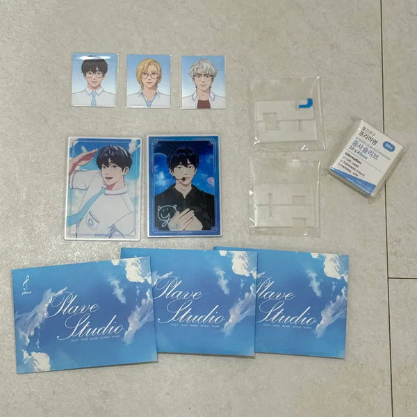 [BUNJANG] PLAVE Animate Clear Photo Set & Acrylic Card Bundle (Yejun, Noah, Eunho) / 플레이브 애니플러스 증사세트, 아크릴카드 일괄 예준 노아 은호