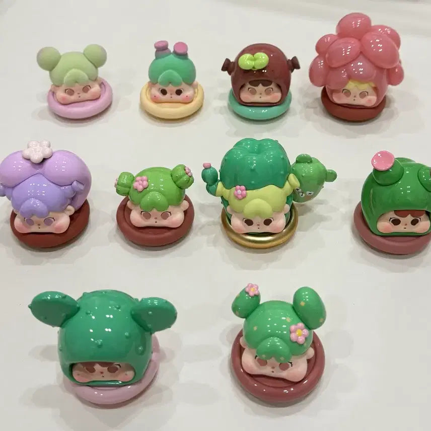 [BUNJANG] QooQoo Mini Succulent Figurine Bundle Set / 큐오큐오 다육이 미니 피규어(일괄)