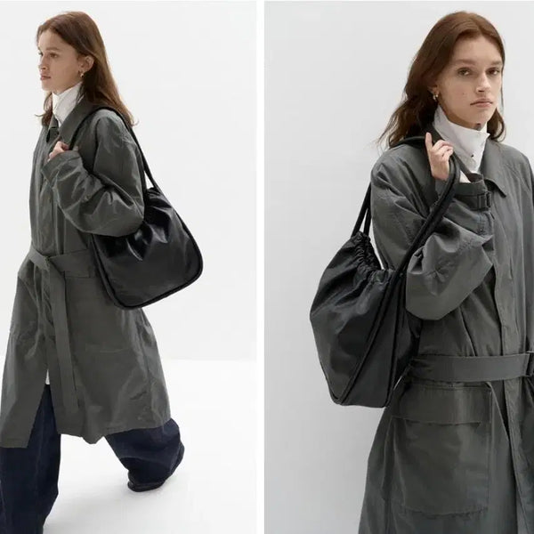 [BUNJANG] Yeomim Bundle Bag (Black) - As Seen on Kim Go Eun / 여밈 번들백 Bundle dag(black)_작은아씨들 김고은님 착용
