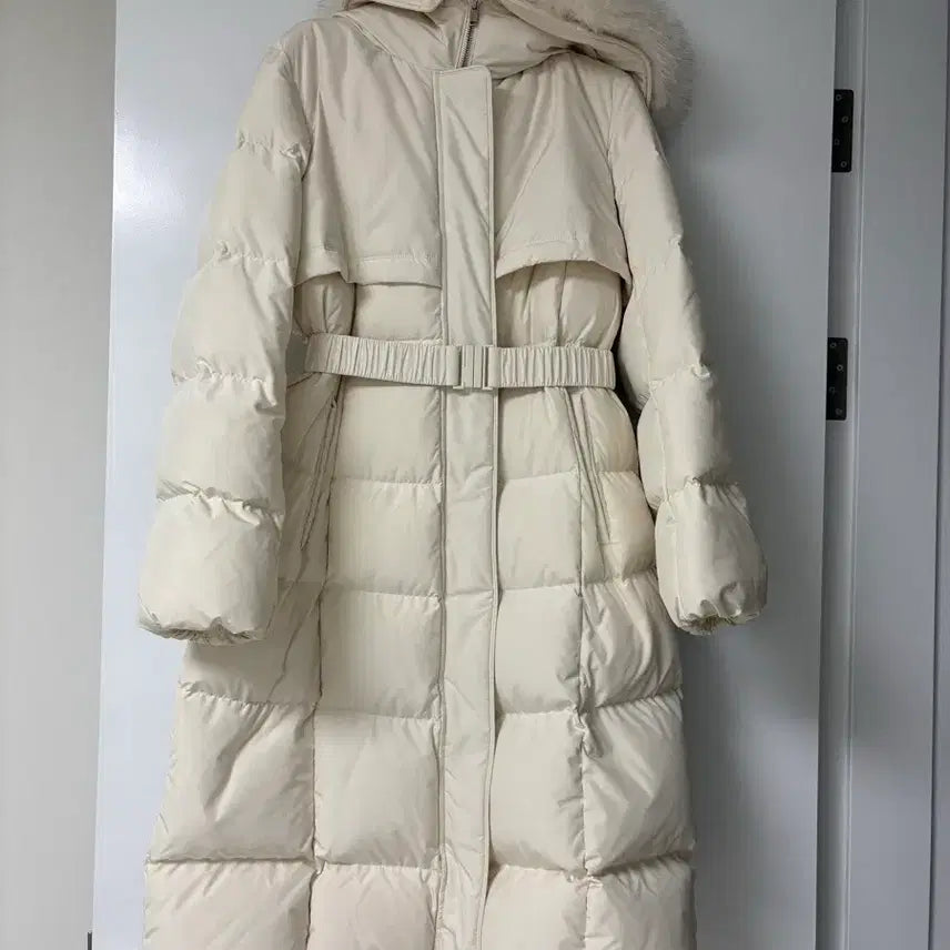 [BUNJANG] It Michaa Long Padding Cream Size 55 / 잇미샤 롱패딩(크림 색상, 55 사이즈)