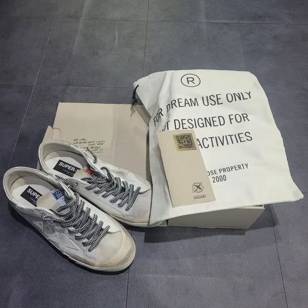 [BUNJANG] Golden Goose Superstar White Sneakers Size 44 / 골든구스 슈퍼스타 화이트 스니커즈 44사이즈