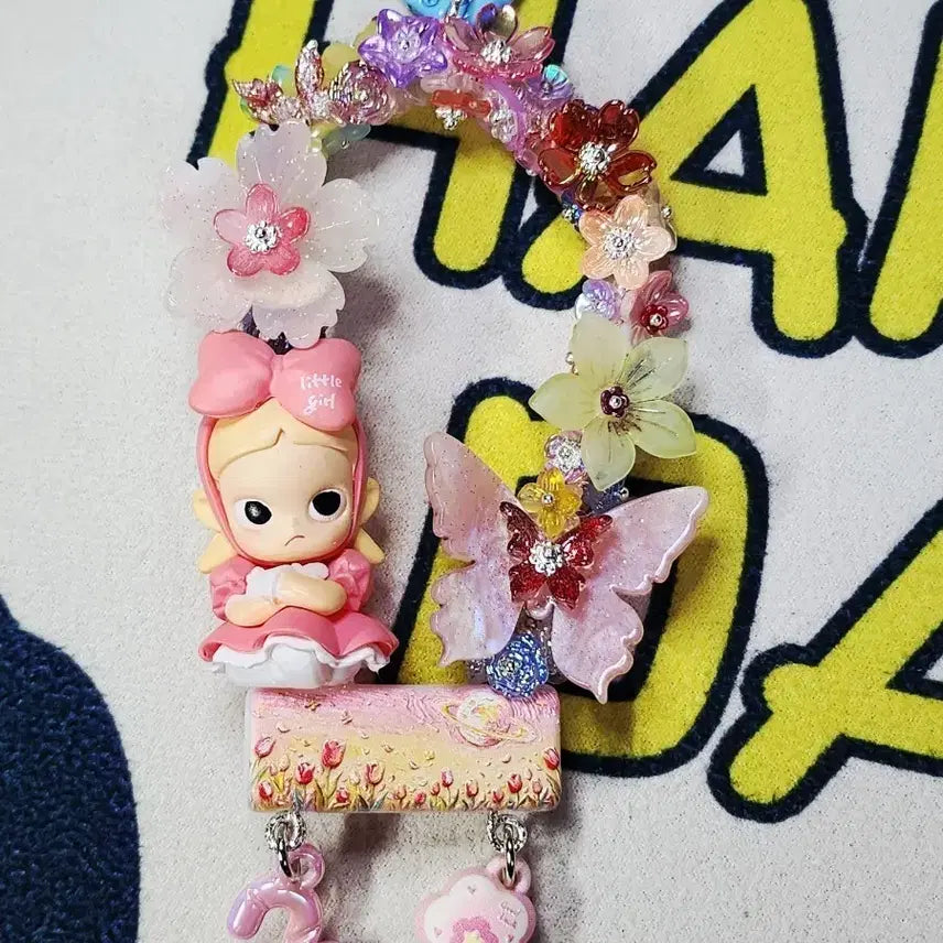 [BUNJANG] Jige Handmade Acrylic Flower Keychain / 지거 핸드메이드 키링
