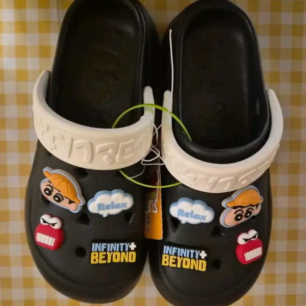 [BUNJANG] Crayon Shin-chan Crocs Sandals (245mm) / 짱구 슬리퍼 샌들 크록스 (새상품)