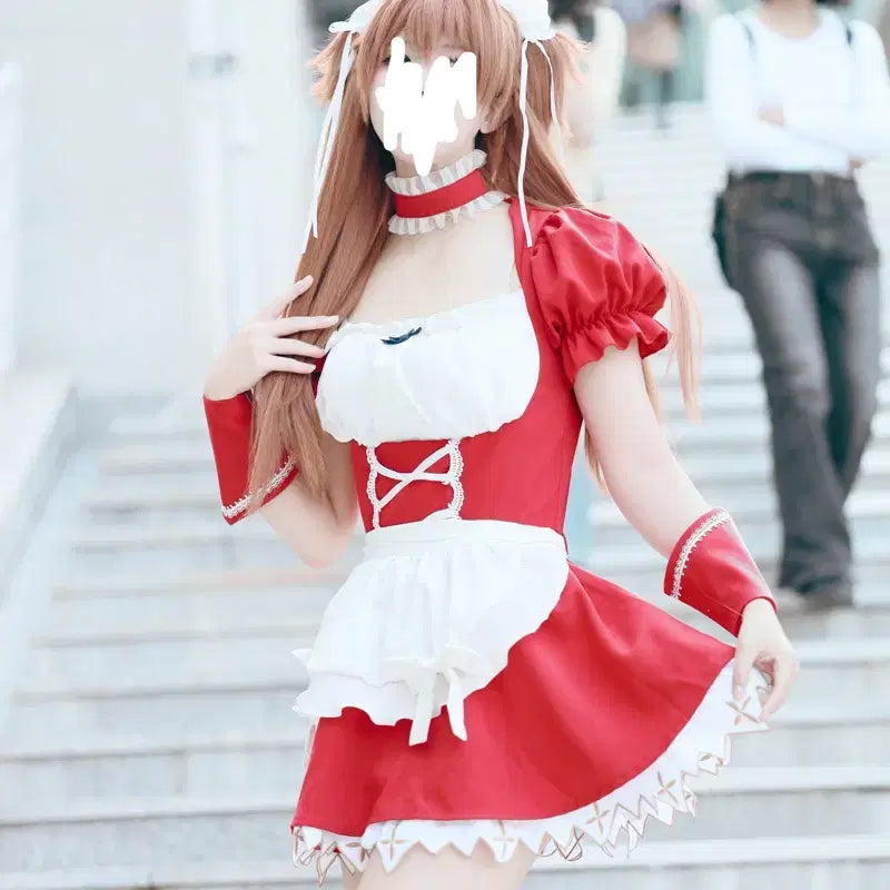 [BUNJANG] Asuka Maid Cosplay Set (Excluding Stockings) / 아스카 메이드 코스프레