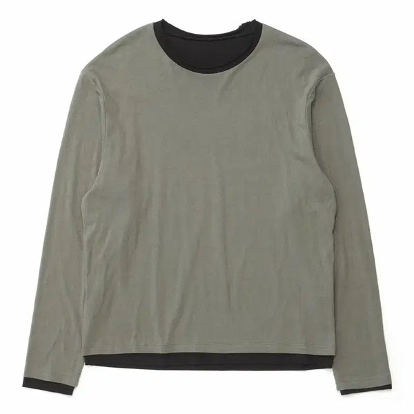 [BUNJANG] Hatching Room Two Face Ringer Tee Olive/Black / 해칭룸 Two Face Ringer Tee Olive/Black 3