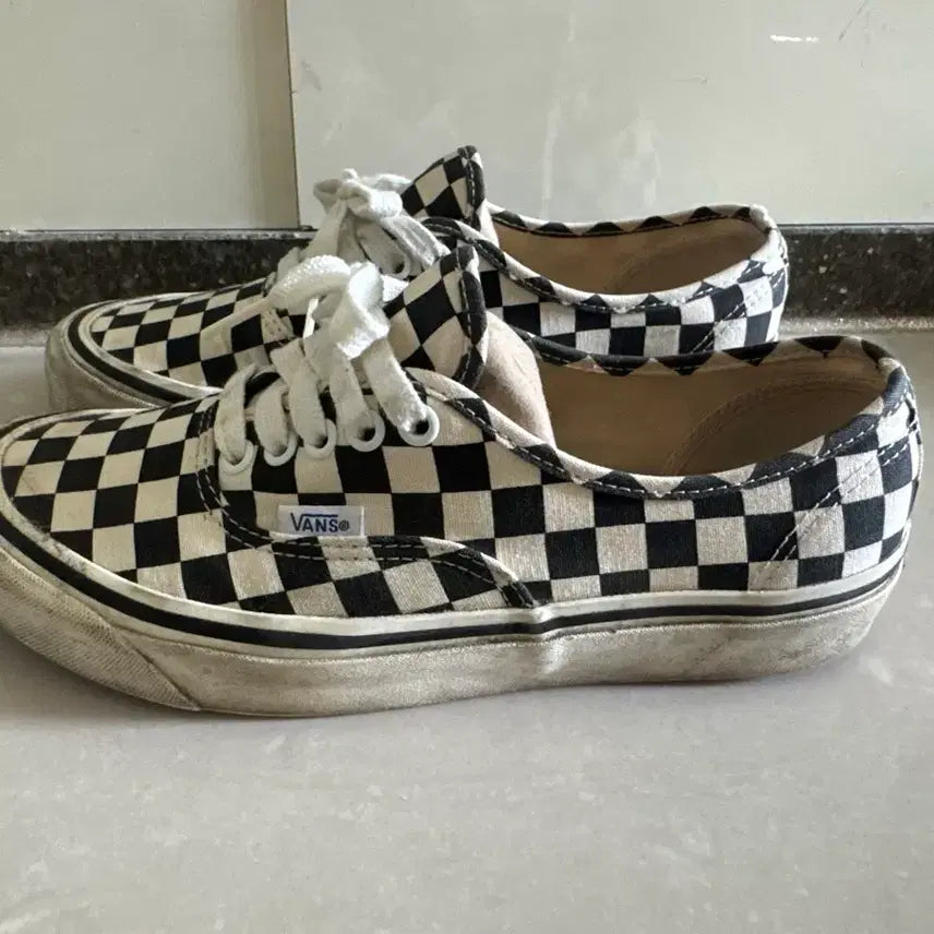 [BUNJANG] Vans Checkerboard Sneakers / 반스