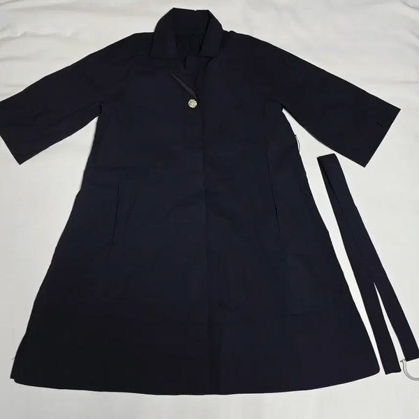 [BUNJANG] ZOOC Navy 5-Sleeve Dress / ZOOC 주크 네이비 5부소매 원피스