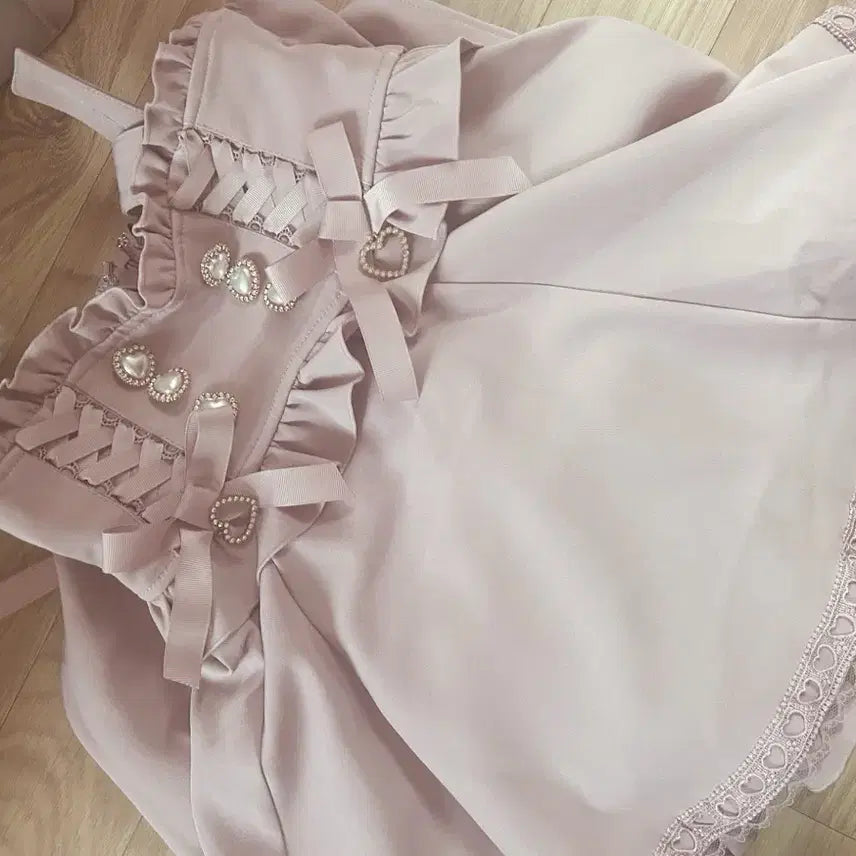 [BUNJANG] LIZLISA Lace-up Suspenders / 리즈리사 레이스업 서스펜더