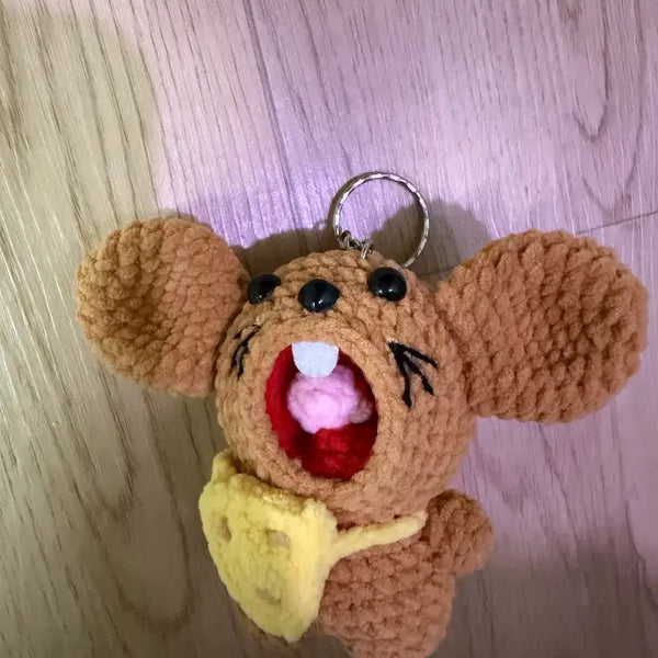 [BUNJANG] Mouse Knit Keychain / 생쥐 뜨개 키링