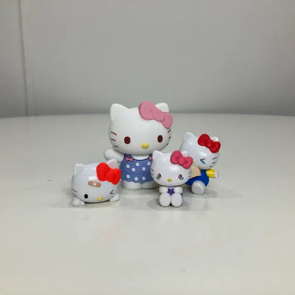 [BUNJANG] Sanrio Hello Kitty Figure 4-Type Bundle Set / 산리오 키티 피규어 4종 일괄