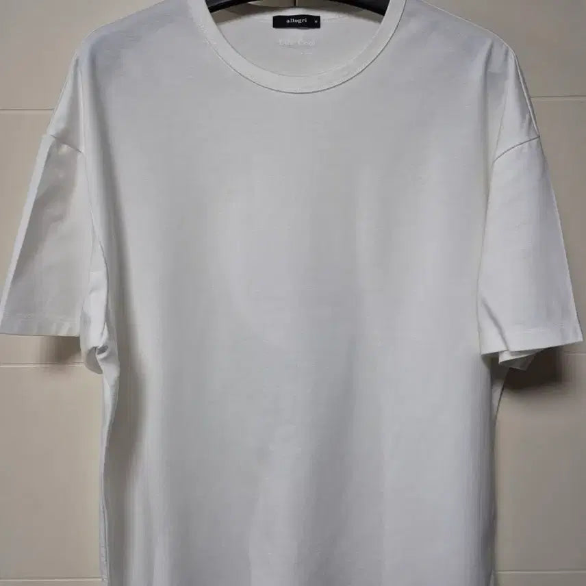 [BUNJANG] Allegri 24ss Lux Cool White Semi-Oversized Short-Sleeve T-shirt / (M) 24ss 알레그리 럭스쿨 화이트 세미오버 반팔티셔츠