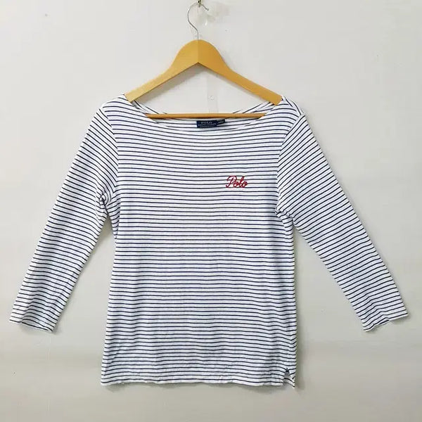 [BUNJANG] Polo Ralph Lauren Striped T-Shirt Navy / 폴로 랄프로렌 스트라이프 티셔츠 네이비