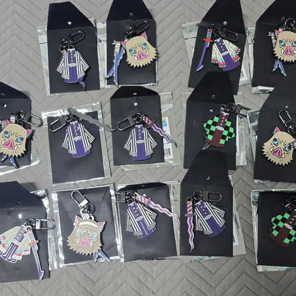 [BUNJANG] Demon Slayer Kimetsu no Yaiba Costume & Nichirin Blade Keychain / 귀멸의칼날 팝업 코스튬&일륜도 키링