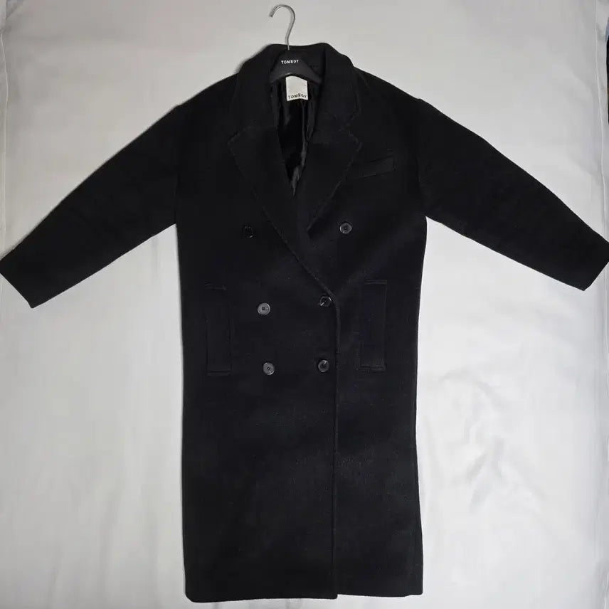 [BUNJANG] Tomboy Double Breasted Long Coat / 톰보이 tomboy 여성 더블 롱코트