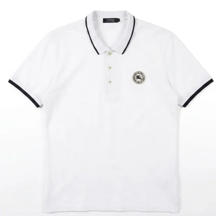 [BUNJANG] Burberry Black Label White Collar T-Shirt Size 2 / 버버리 블랙라벨 화이트 카라티 2사이즈