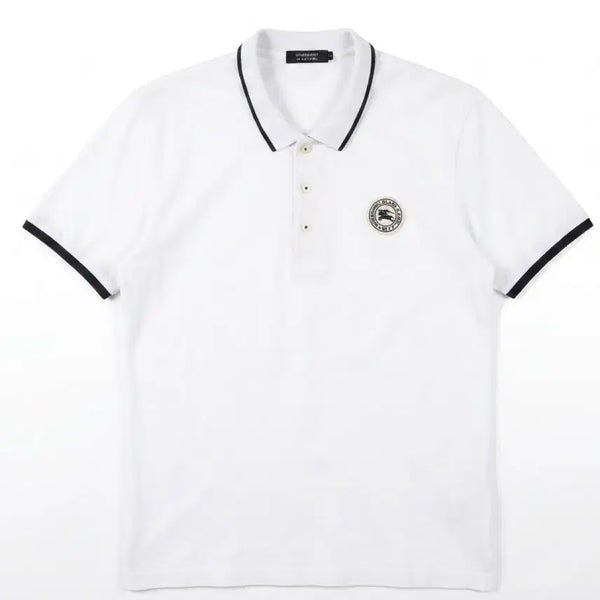 [BUNJANG] Burberry Black Label White Collar T-Shirt Size 2 / 버버리 블랙라벨 화이트 카라티 2사이즈