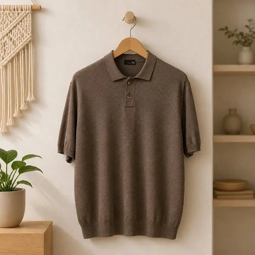 [BUNJANG] Samsung Galaxy GX 2023 Knit Short-Sleeve Polo Shirt Size 100 / 갤럭시 GX 2023 니트 반팔 카라티 100 사이즈