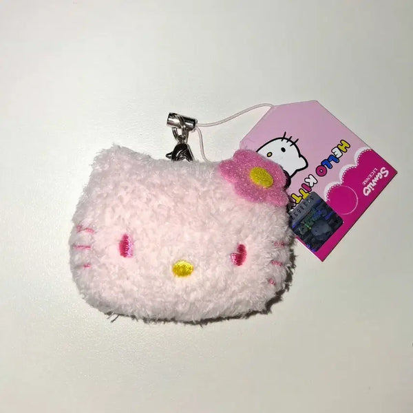 [BUNJANG] Sanrio Hello Kitty Flower Plush Keychain / 꽃키티인형