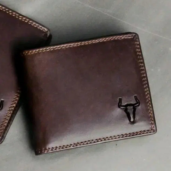 [BUNJANG] Bluemount Brandt Men's Genuine Leather Bifold Wallet / 고급 S클래스 남성용 블루마운트 브랜트 소가죽 소재 반지갑 판매해요
