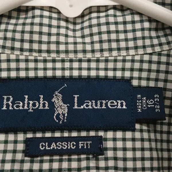 [BUNJANG] Polo Ralph Lauren Classic Fit Checkered Shirt / 폴로 랄프로렌 체크 남방 클래식 핏