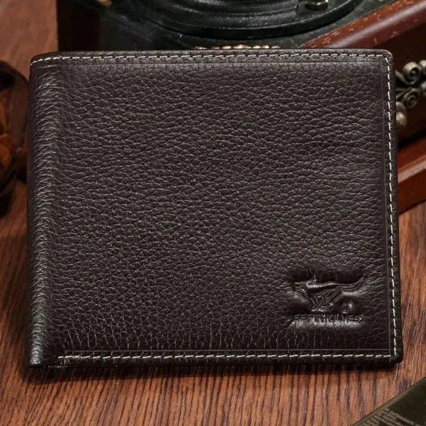 [BUNJANG] S-Class Men's Leather Bifold Wallet / 고급 S클래스 남성용 깔끔한 디자인의 가죽소재 반지갑 판매해요