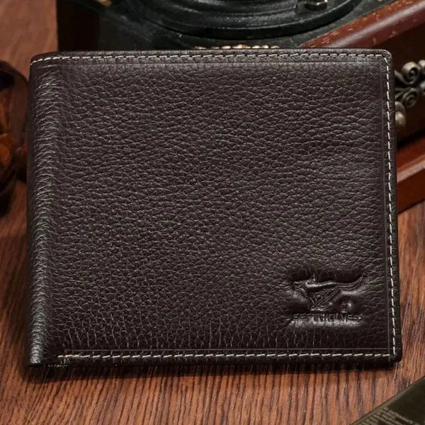 [BUNJANG] S-Class Men's Leather Bifold Wallet / 고급 S클래스 남성용 깔끔한 디자인의 가죽소재 반지갑 판매해요