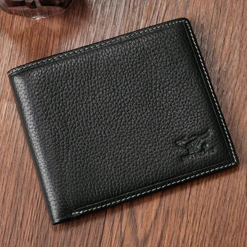 [BUNJANG] Premium S-Class Men's Leather Bifold Wallet / 고급 S클래스 남성용 깔끔한 디자인의 가죽소재 반지갑 판매해요