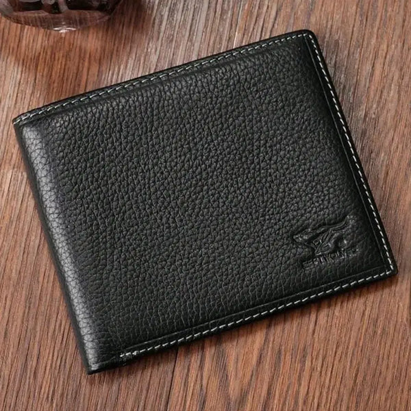 [BUNJANG] Premium S-Class Men's Leather Bifold Wallet / 고급 S클래스 남성용 깔끔한 디자인의 가죽소재 반지갑 판매해요