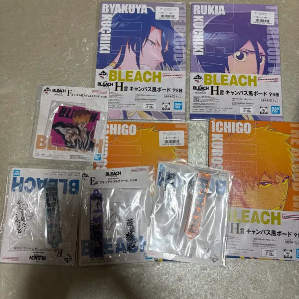 [BUNJANG] Bleach Ichigo Aizen Grimmjow Byakuya Rukia Canvas Board Set / 블리치 하위상세트 H F E 이치고 아이젠 그림죠 뱌쿠야 루키아