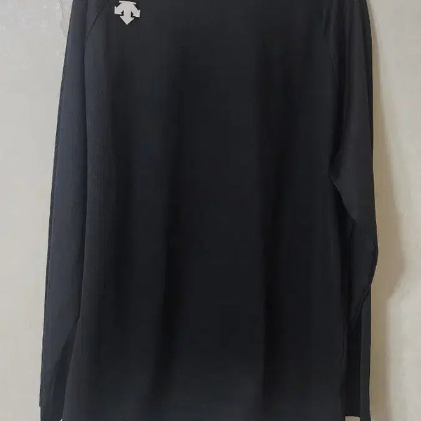 [BUNJANG] Descente Baseball Long Sleeve T-Shirt XL Black Polyester / 데상트 베이스볼 긴팔 티셔츠 XL