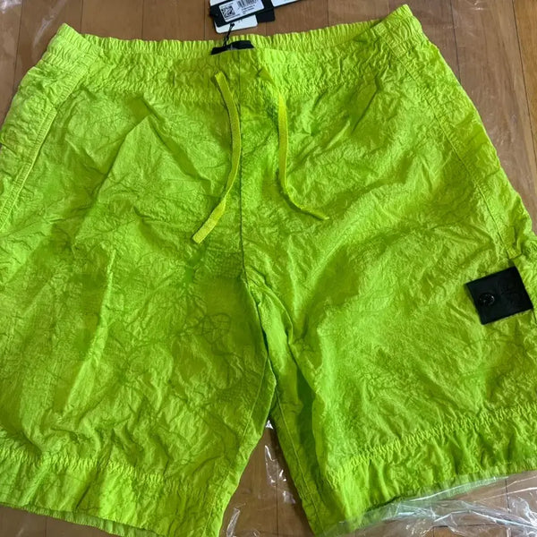 [BUNJANG] Stone Island Shadow Project Nylon Metal Watro Waffle Shorts (Pistachio, M) / (새제품) 스톤아일랜드 쉐도우 프로젝트 나일론 메탈 와플 쇼츠