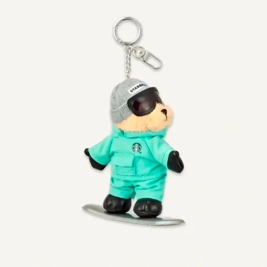 [BUNJANG] Starbucks Snowboard Bearista Keychain / 스타벅스 스노우보드 베어리스타 키체인 스벅